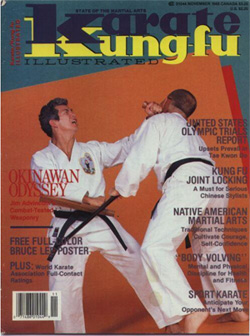 Karate/Kung-fu Illustrated - Novemeber 1988 - Main Cover